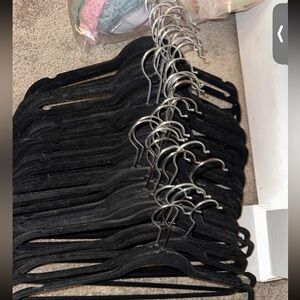 Velvet hanger lot (70!)